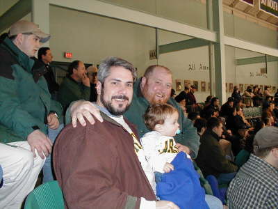 Alex and Dad with Uncle Tim