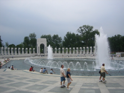 Inside the WW II Memorial