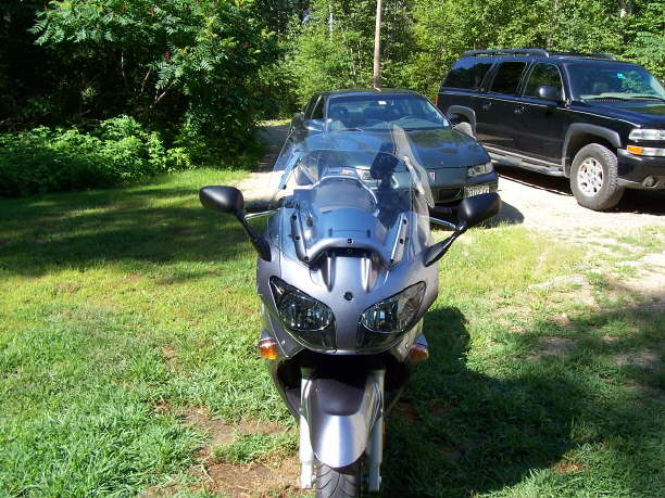 Laminar lip - windshield in down position