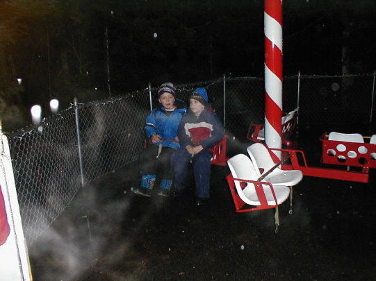 Luke and Alex on the pixie stix ride