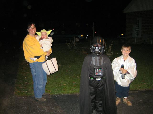 Star Wars - heading out to Trick or Treat