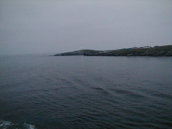 Lighthouse coming in to Port aux Basques, Newfoundland
