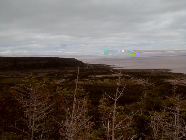 Overlook of Labrador coast